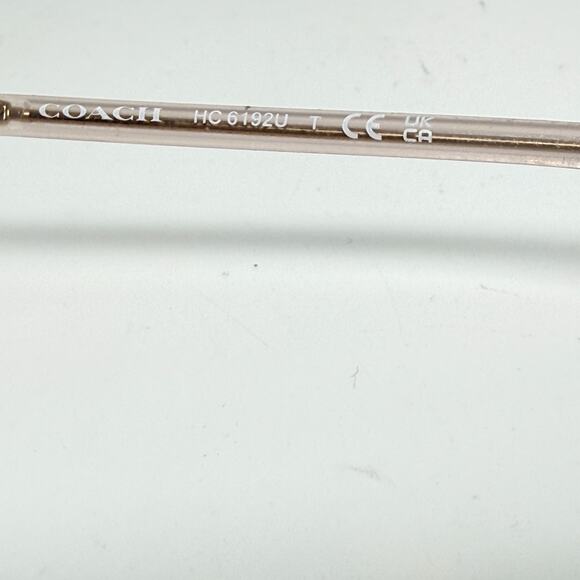 Coach Eyeglasses HC 6192U 5552 Transparent Pink Frame 52-17 145 H19808 - Picture 6 of 7